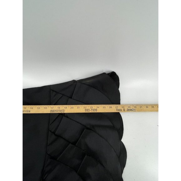 NWT Xscape by Joanna Chen Women's Black Ruffled Layered Stretch Skirt Size 6 - Picture 14 of 15